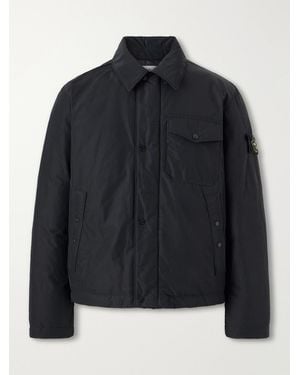 Stone Island Coach Micro Reps Shell Bomber Jacket - Black