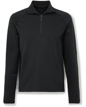Aztech Mountain Ajax Slim-Fit Stretch-Jersey Zip-Up Ski Base Layer - Black