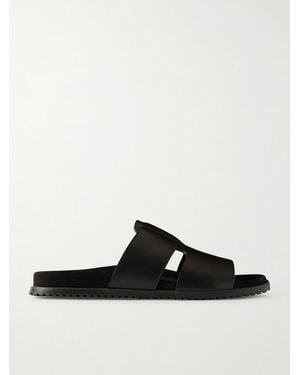 Dolce & Gabbana Leather Sandals - Black