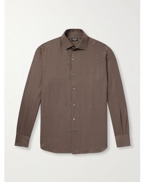 ZEGNA Camicia - Marrone