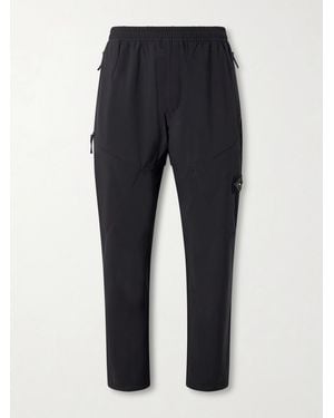 Stone Island Straight-Leg Shell Trousers - Blue