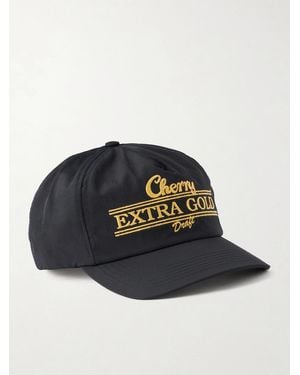 CHERRY LA Extra Logo-Embroidered Shell Cap - Blue
