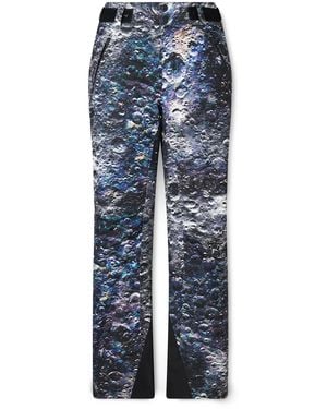 Aztech Mountain Matthew Day Jackson Straight-Leg Padded Printed Ski Pants - Blue
