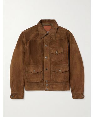 RRL Suede Jacket - Brown