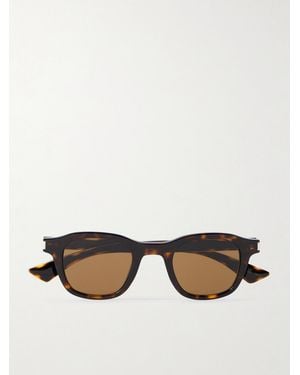 Saint Laurent Panthos Round-Frame Acetate Sunglasses - Multicolour