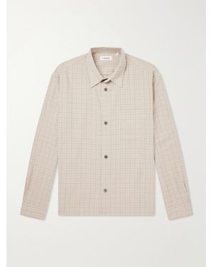 FRAME Checked Woven Shirt - Natur