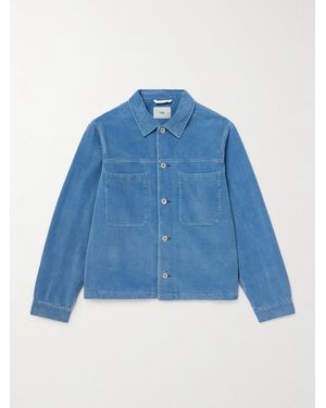 Folk Zaki Cotton-Corduroy Jacket - Blue