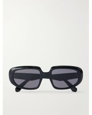 Loewe Anagram Round-Frame Acetate Sunglasses - Blue