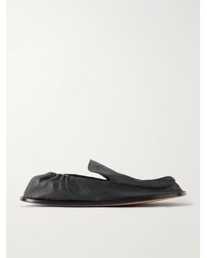 Loewe Paula's Ibiza Flex Leather Loafers - White