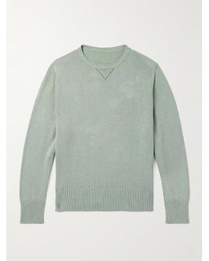 STÒFFA Slim-fit Cotton Jumper - Green