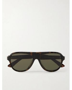 Oliver Peoples Paul Newman Aviator-style Acetate Sunglasses - Black