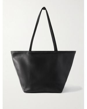 The Row Park XL Tote aus strukturiertem Leder - Schwarz