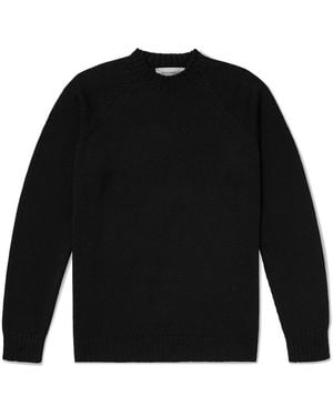 John Smedley Denver Extrafine Merino Wool Sweater - Black