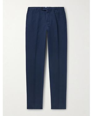 Slowear Venezia 1951 Slim-Fit Garment-Dyed Chinolino Trousers - Blue