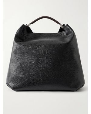 Dries Van Noten Leather Tote Bag - Black