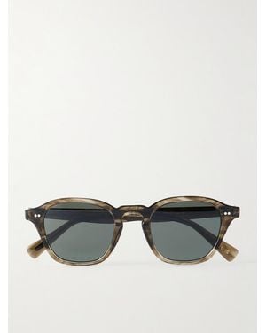 Oliver Peoples Eyles D-frame Acetate Polarised Sunglasses - Black