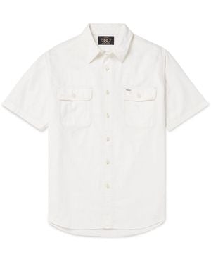 RRL Cotton Oxford Shirt - White