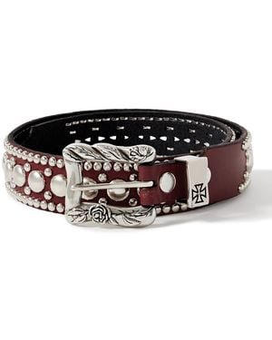 Enfants Riches Deprimes 3.5Cm Goodbye Franky Studded Leather Belt - Black