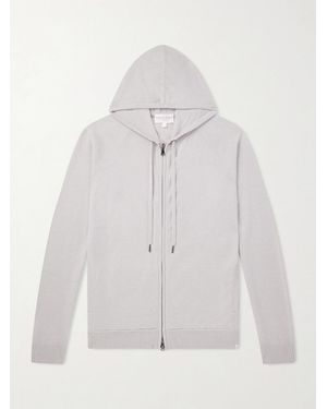 Derek Rose Finley Cashmere Hoodie - Weiß