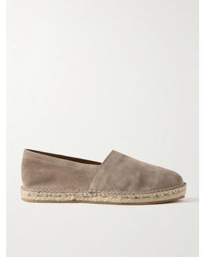 MR P. George Suede Espadrilles - Natural
