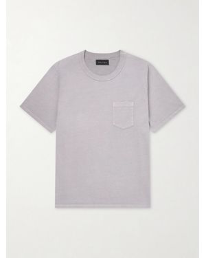 Les Tien Heavyweight Structured Cotton-Jersey T-Shirt - Grey