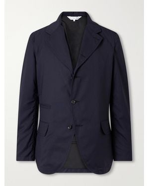 Comme des Garçons Herringbone Shell Blazer - Blue