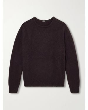 A.PRESSE Brushed Cashmere Sweater - Blau