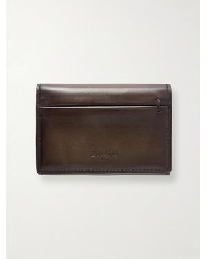 Berluti Imbuia Gaspard Venezia Leather Cardholder - Brown