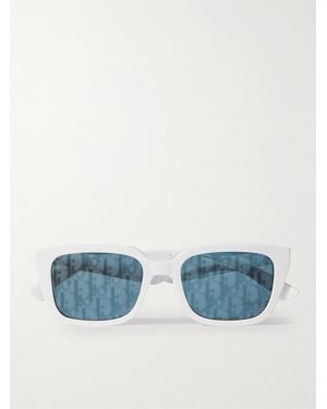 Dior Dior B27 S2I D-Frame Acetate Sunglasses - Blue