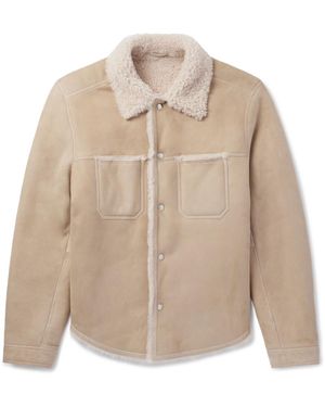 MR P. Shearling Jacket - Natural