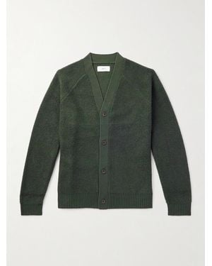 MR P. Cashmere-terry Cardigan - Green