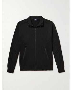 Fusalp Cyrion Double-Faced Wool-Blend Zip-Up Cardigan - Black