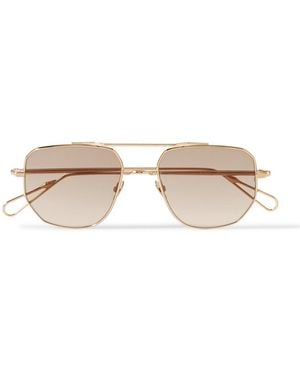 Ahlem Campbell Addy 19 Aviator-Style-Tone Sunglasses - Natural