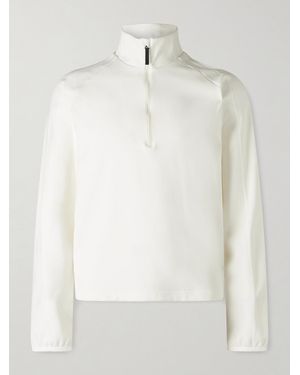 Aztech Mountain Ajax Slim-Fit Stretch-Jersey Zip-Up Ski Base Layer - White