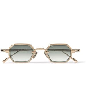 sato Hadar-t Square-frame Titanium Sunglasses - Metallic