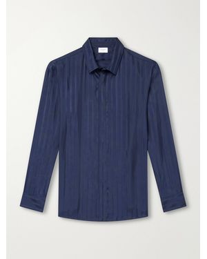 Saint Laurent Striped Jacquard Shirt - Blue