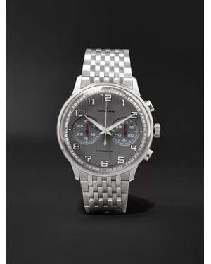 Junghans Meister Driver Chronoscope Automatic 40mm Stainless Steel Watch, Ref. No. 027/3686.44 - Black