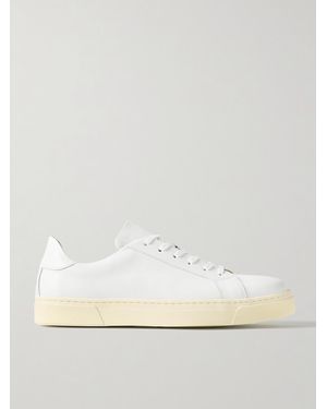 George Cleverley Jack Ii Leather Trainers - Natural