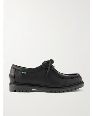 Polo Ralph Lauren Jett Leather Derby Shoes - Black