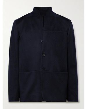Sease Ellen 2.0 Unstructured Wish Virgin Wool And Cashmere-Blend Felt Blazer - Blue