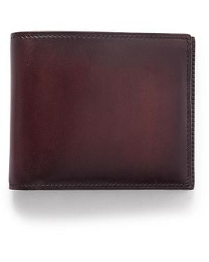 Berluti Makore Venezia Leather Billfold Wallet - Purple