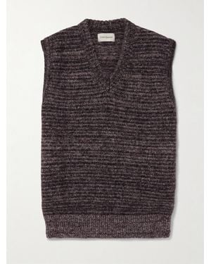 Oliver Spencer Graves Knitted Sweater Vest - Schwarz