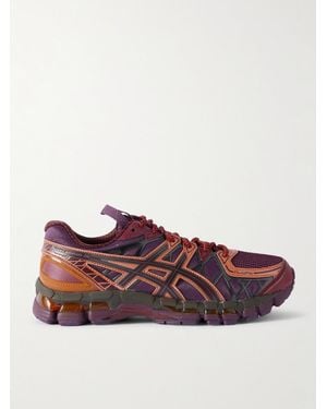 Asics Kiko Curation Gel-kayano® 20 Rubber-trimmed Mesh Trainers - Brown
