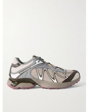 Salomon Xt-Whisper Rubber-Trimmed Mesh Trainers - Grey