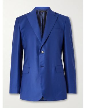 Brioni Trevi Slim-fit Wool-twill Suit Jacket - Blue