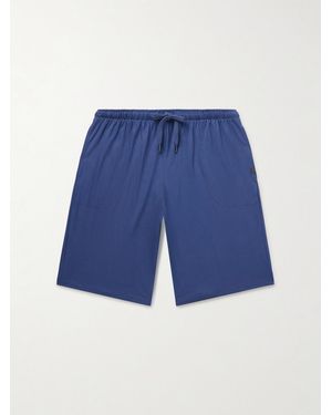 Derek Rose Basel Stretch-Micro Modal Jersey Pyjama Shorts - Blue