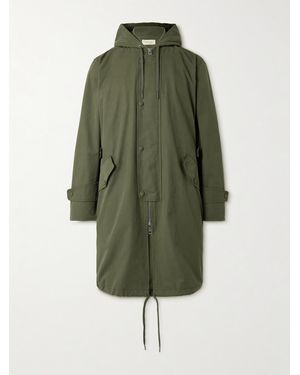 Officine Generale Bradley Shell Hooded Parka - Green
