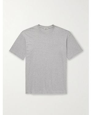 AURALEE T-Shirt aus Baumwoll-Jersey - Grau