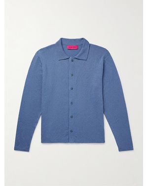 The Elder Statesman Nora Lite Cardigan aus Baumwolle - Blau