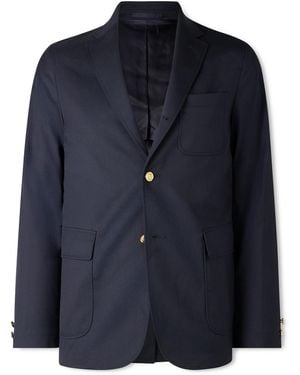Beams Plus Twill Blazer - Blue